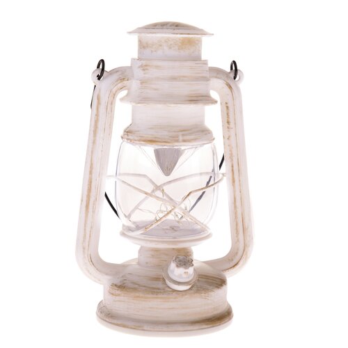 Felinar cu lumină LED Provence, 14 x 24,5 x 10,5cm, 10 LED, alb cald, plastic