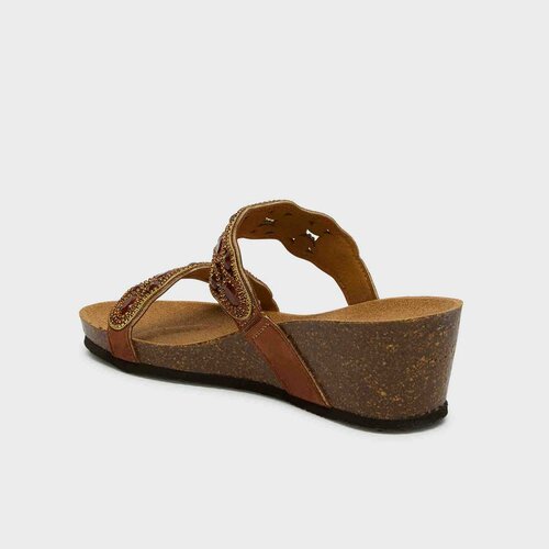Scholl papucs Lerici barna, 39-es méret