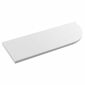 SAPHO AE300-0101 Abeline Półka narożna rockstone 30 x 10 cm, mimośrodowa, biały mat