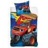 Dziecięca pościel bawełniana Blaze Monster Truck Blue, 140 x 200 cm, 70 x 90 cm