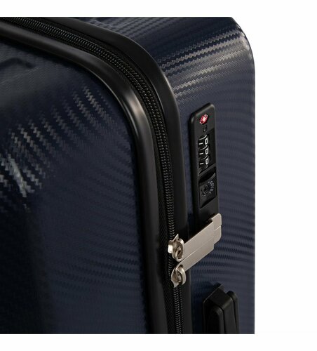 Compactor Cestovní kufr Cosmos L, 46,5 x 26 x 68 cm, tm. modrá