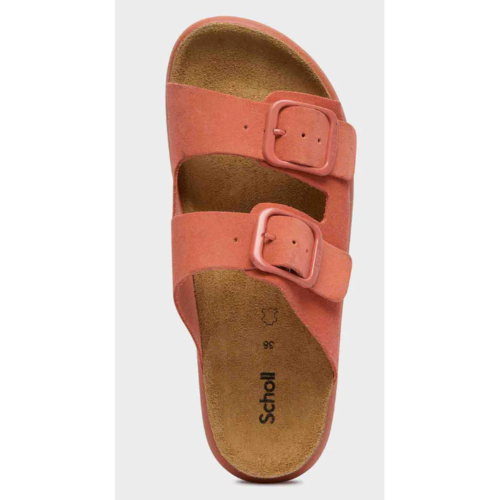 Scholl Pantofle Noelle Chunky, koralowe, rozmiar 38