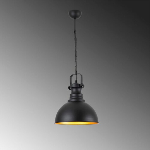 Závesný luster Saglam - 3710 - 1, čierna