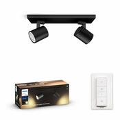 Philips Hue 53092/30/P6 bodové LED svietidlo Runner 2x 5,5 W, čierna