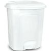 Orion Coș de gunoi cu pedală 5,5 l, alb