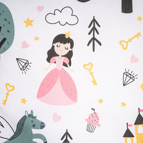 4Home Kinderbettwäsche aus Baumwolle Fairytale Dream, 100 x 135 cm, 40 x 60 cm