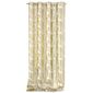 Restilo Záves Velvet Golden Leaves biela, 140 x 245 cm