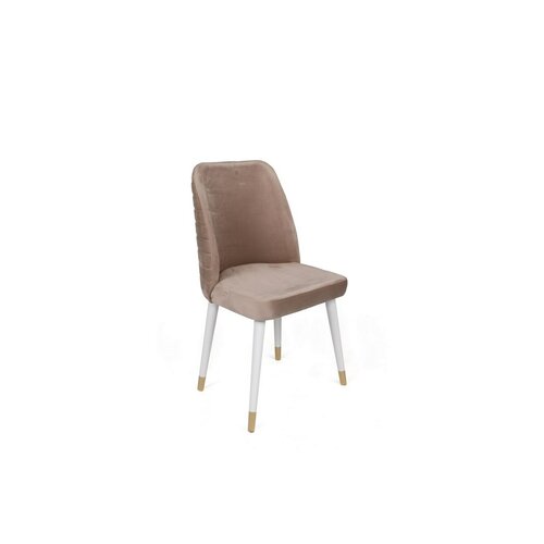 Súprava jedálenských stoličiek Hugo Beige and White, 2 ks