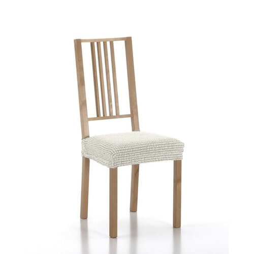 Multielastický poťah na sedák na stoličku Sada ecru , 40 - 50 cm, sada 2 ks