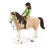 Schleich 42533 Sarah s koníkem a zvířátky kempují, 24,5 x 19 x 6,6 cm