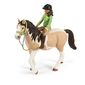 Schleich 42533 Sarah s konjem in živalmi zakampiranje, 24,5 x 19 x 6,6 cm