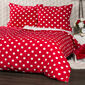 Lenjerie de pat din crep 4Home Bulină roşie, 140 x 200 cm, 70 x 90 cm