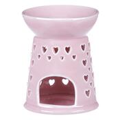 Lampa aromatica din porțelan Pink, 11 x 11 x 14 cm