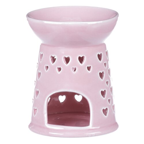 Porcelán aromalámpa Pink, 11 x 11 x 14 cm