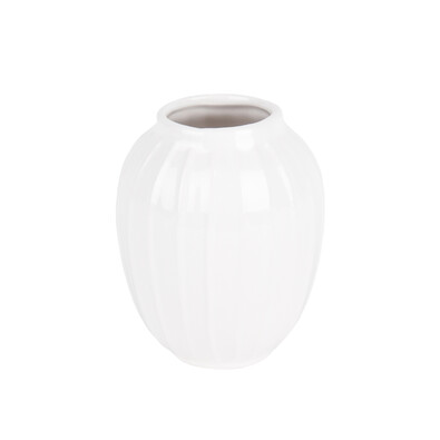 Elegatní váza Lilien bílá, 12 cm