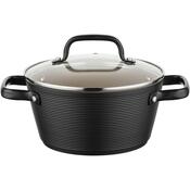 Florina Hliníkový hrnec Carina Black 2,2 l, 20 cm