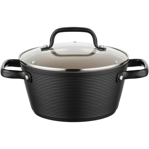 Florina Hliníkový hrnec Carina Black 2,2 l, 20 cm