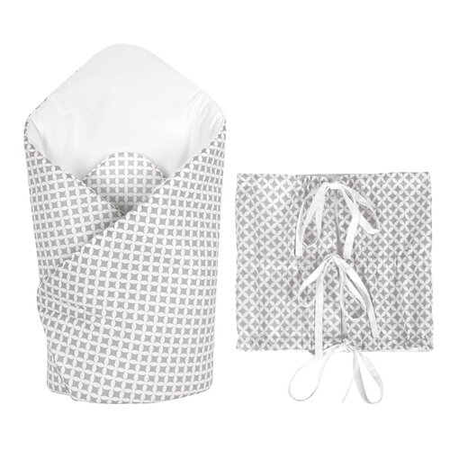 Bellatex Rożek dziecięcy Romby szary, 75 x 75 cm