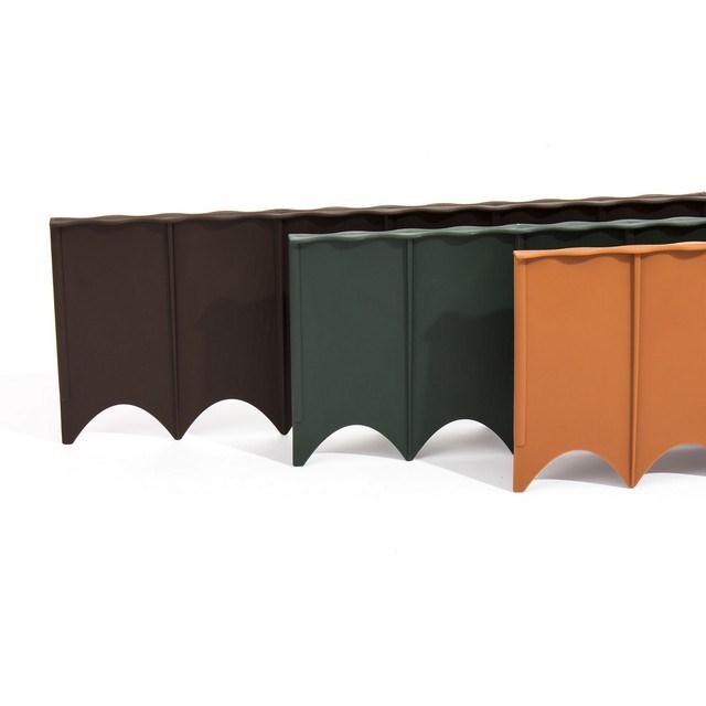 Garden Fence záhradné lem hnedá, 10 ks