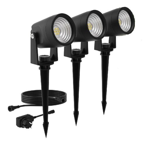 Philips Reuel GardenLink venkovní LED reflektor Low Voltage sada 3 ks, 3x1,5 W, 3x180 lm, 2700 K