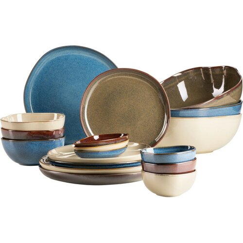 Mäser Dessertteller-Set Cordelia Tropical 22 cm, 6 Stück