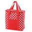 Torba termiczna, czerwona w białę groszki, 20 l