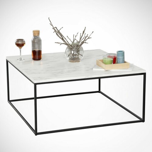 Stolik konferencyjny Poly Black and White