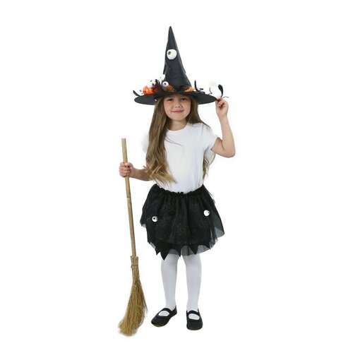 Costum vrăjitoare Rappa Tutu - fustă, pălărie