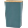 Aufbewahrungsbox mit Bambusdeckel Roger, 13 x 20,7 x 8 cm, Blau