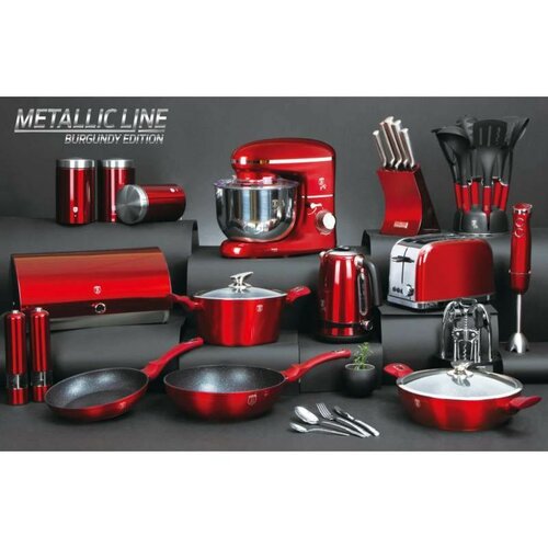 Berlinger Haus Waga kuchenna cyfrowa Burgundy Metallic Line, 5 kg