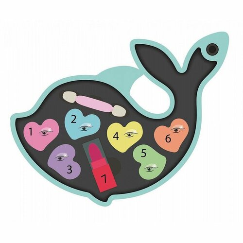 Clementoni Zestaw do makijażu Crazy Chic delfin,27 x 22 cm