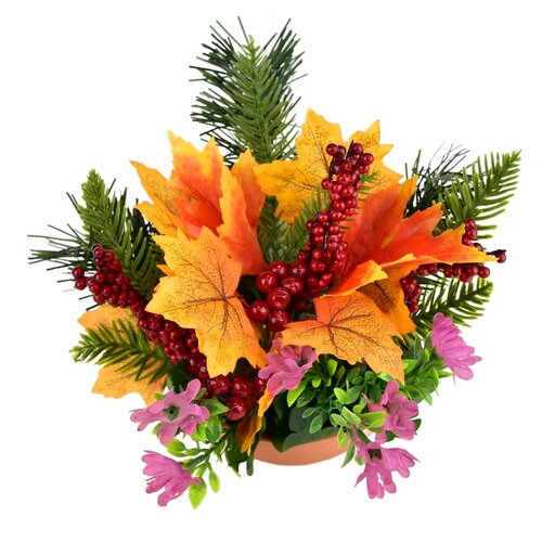 Decorațiuni de toamnă cu frunze de arțar 22 x 25 cm