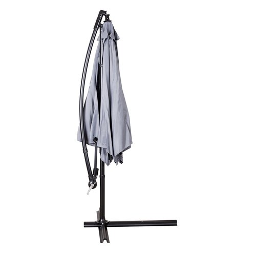 Umbrelă de soare suspendată Happy Green Lugo  antracit, 300 cm