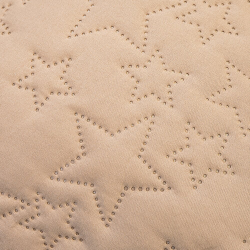 4Home Tagesdecke Doubleface Stars beige, 140 x 240 cm, 1x 40 x 40 cm