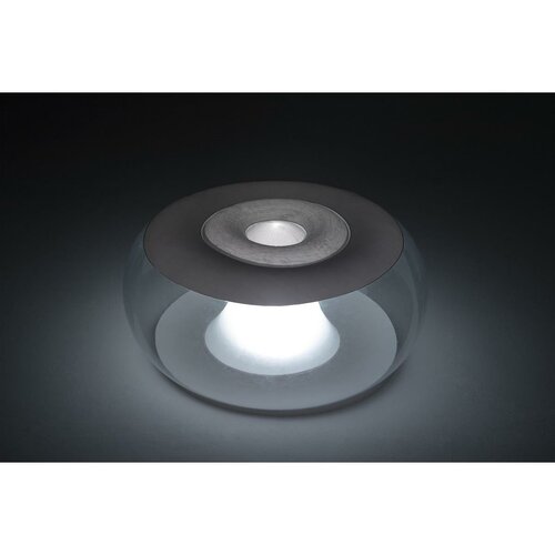 Bestway Semišový nafukovací taburet s LED efektem, 82 x 82 x 41 cm