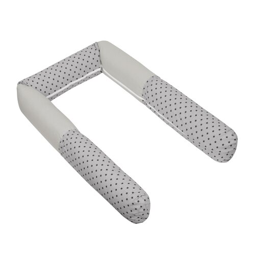 Mantaua pătuț Bellatex cilindru Stars gri, 240 cm