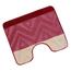 Bellatex Covor de baie Bany cu Chevron burgundy,60 x 50 cm