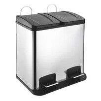 DUO nerezový kôš 2 x 20 l DUO nerezový kôš 2 x 20 l