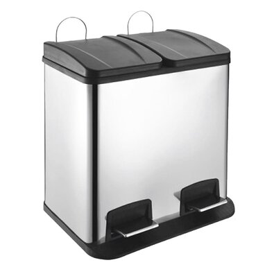 Coș sortare deșeuri Orion DUO, 2 x 20l