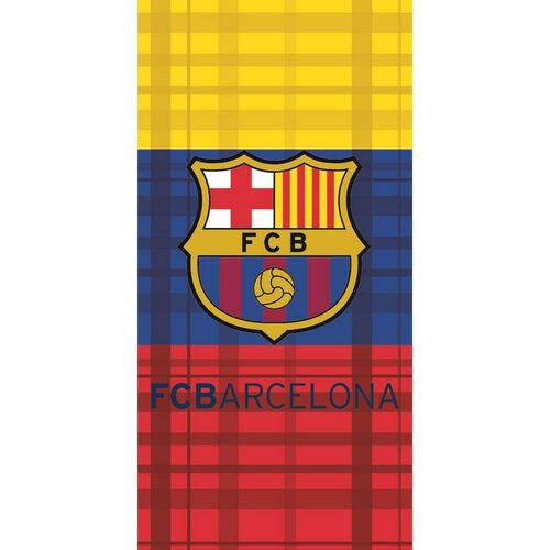 Osuška FC Barcelona tricolora, 75 x 150 cm
