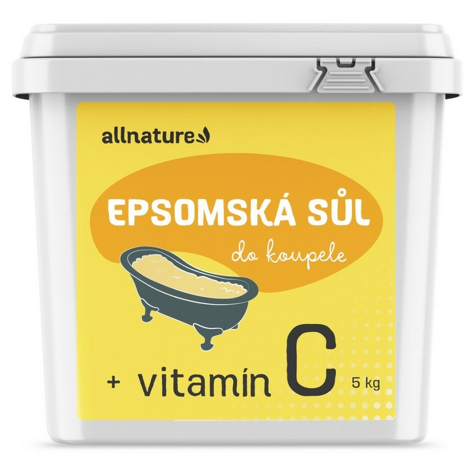 Allnature Epsomská soľ Vitamín C, 5 kg