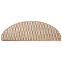 Treppenmatte Natur beige , 24 x 65 cm