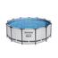 Bestway Nadzemnýí bazén Steel Pro MAX, sivá, pr. 396 cm, v. 122 cm