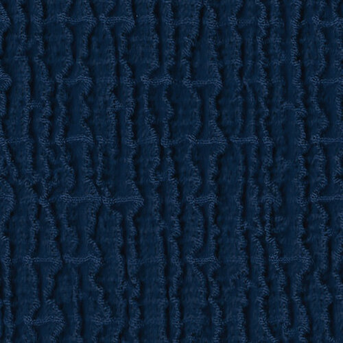 Husă multielastică Cagliari, pentru taburet, albastru, 40 - 60 cm