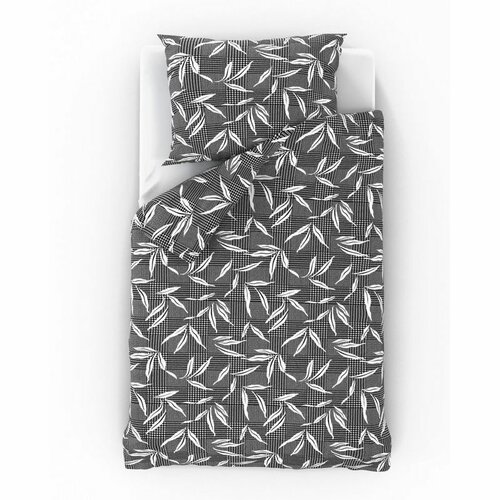 Kvalitex Bavlněné povlečení Osaka šedá, 200 x 200 cm, 2x 70 x 90 cm