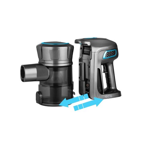 ECG VT 6220 palčni sesalnik 2v1 Power Flex