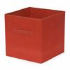 Compactor Skladací úložný box pre police a knižnice, 31 x 31 x 31 cm, červená