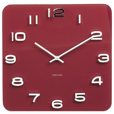 Karlsson 5641RD zegar ścienny, 35 cm