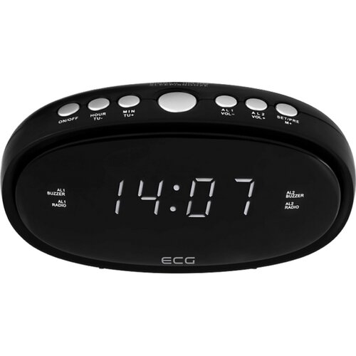 ECG RB 010 Digital radio alarm clock, black