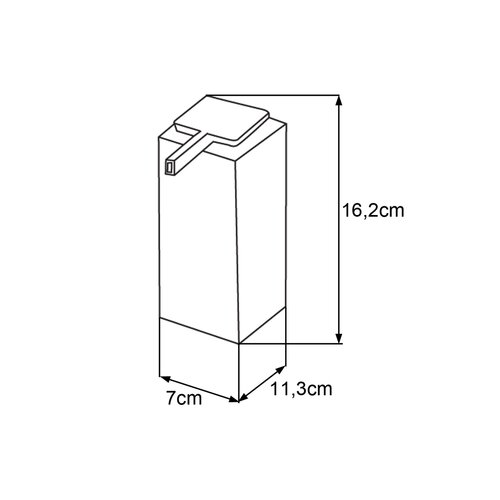Distribuitor de săpun GEDY RA8014 Rainbow, negru